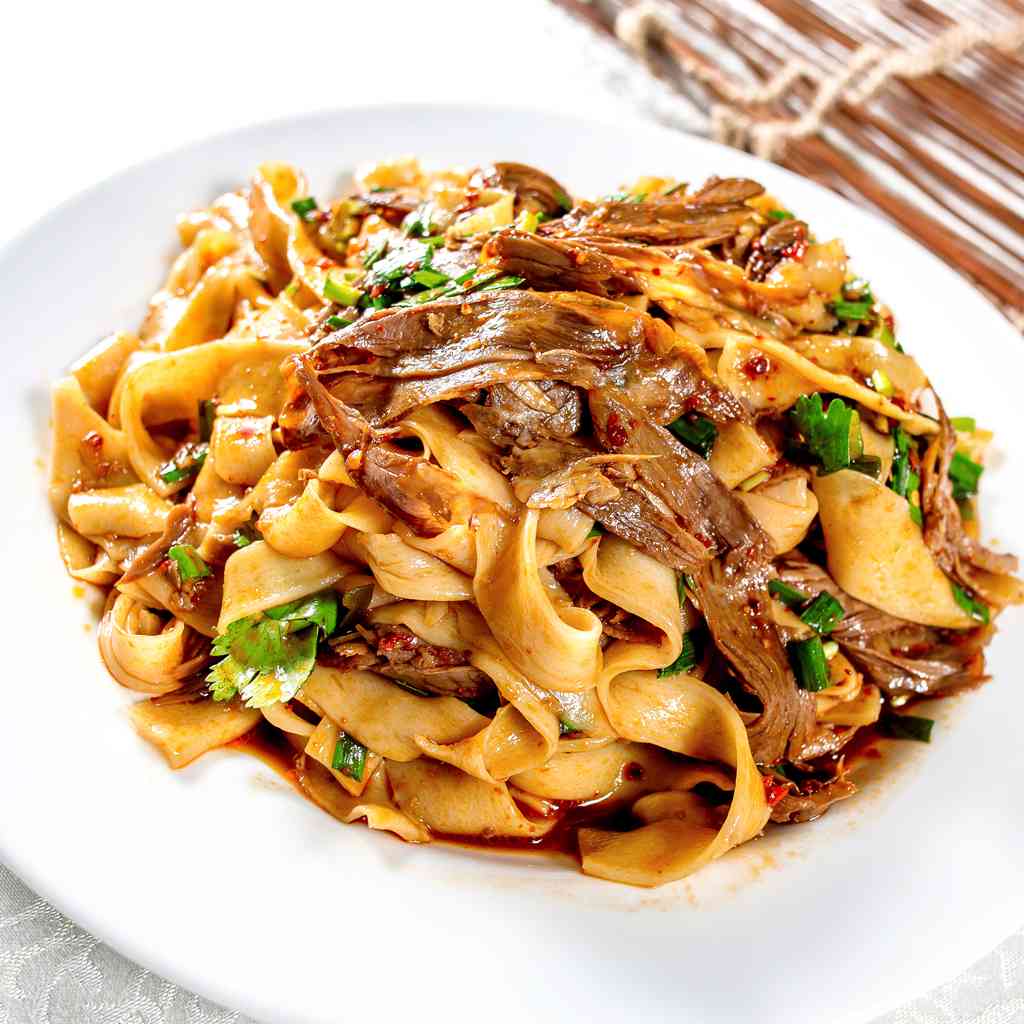 食味天锡伯族大田宽面 · XiBo style spicy wide noodles