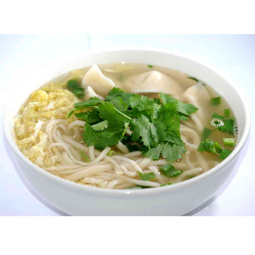 Noodle soup with Dumplings · 汤饺面